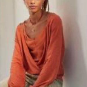 Anthropology- Long sleeve w/tank top set. New, tags hv been removed. Size Lg